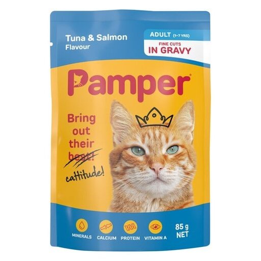 Pamper F/Cuts Tuna+Smn 85gr